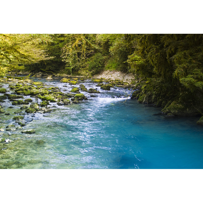 Mountain River by Mordolff - Wrapped Canvas Print, 61cm H x 91cm W x 3.8cm D