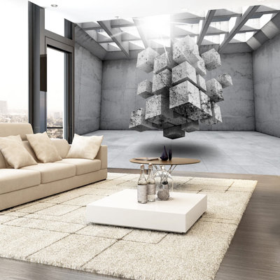 Concrete Prison Mural Wallpaper