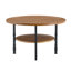 Ensemble de table basse et de table d'appoint 2 pièces avec rangement et emballage simple