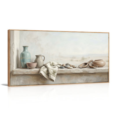 Still Life Canvas Wall Art Oil Painting Print Set Of 1