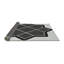Tapis noir/blanc cassé tissé à la machine-768750846