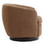 Fauteuil demi-tonneau pivotant rembourré Marcy-101378028