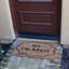 Bonjour de 30 po x 18 po tapis de porte extérieur antidérapant