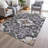 Machine Washable Indoor/Outdoor Xhevrie Purple Rug-1822332537
