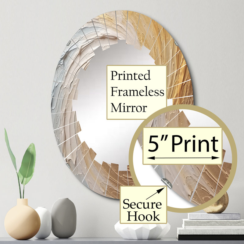 Miroir mural Ziarre, 30 po x 20 po