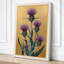 Purple Thistle Study Botanical - Wrapped Canvas-2035126464-2035126489