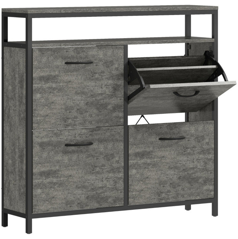 20 Pair Flip Down Shoe Storage