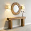 Console 63 po, canapé de style campagnard