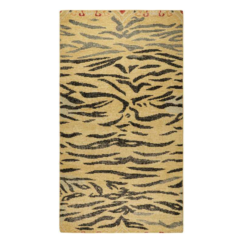 Distressed Homage Geometric Area Rug, Rectangle 6' x 9'