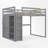 Full Loft Bed With Storage-53614495