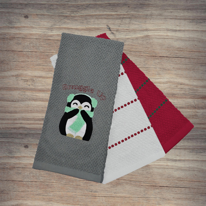 Cotton Tea Towel Kitchen Towel, Grey