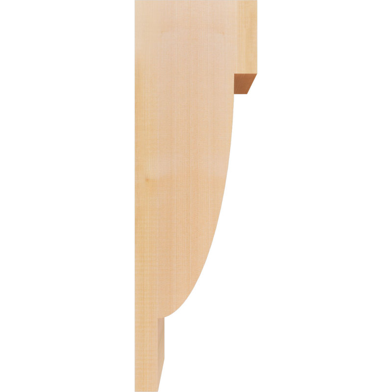 Corbeille alpine lisse l 5 5 po x P 8 po x H 24 po, H 24 po x l 5,5 po x P 8 po, Lisse, Cèdre rouge