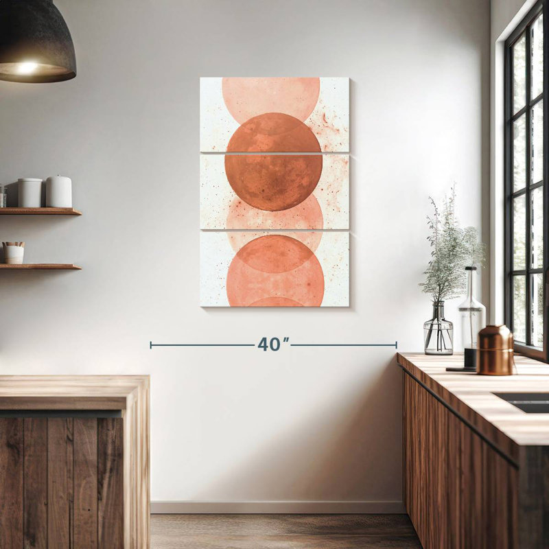 Oberle Sunset Circles, 38" H x 24" W