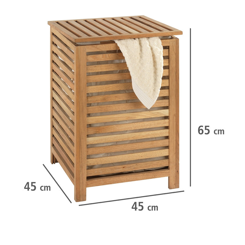 Norway Wood Cabinet Laundry Hamper