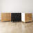 Rubberwood Accent Cabinet with 2-Door-1294174029