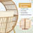 Boho Wicker Egg Chair