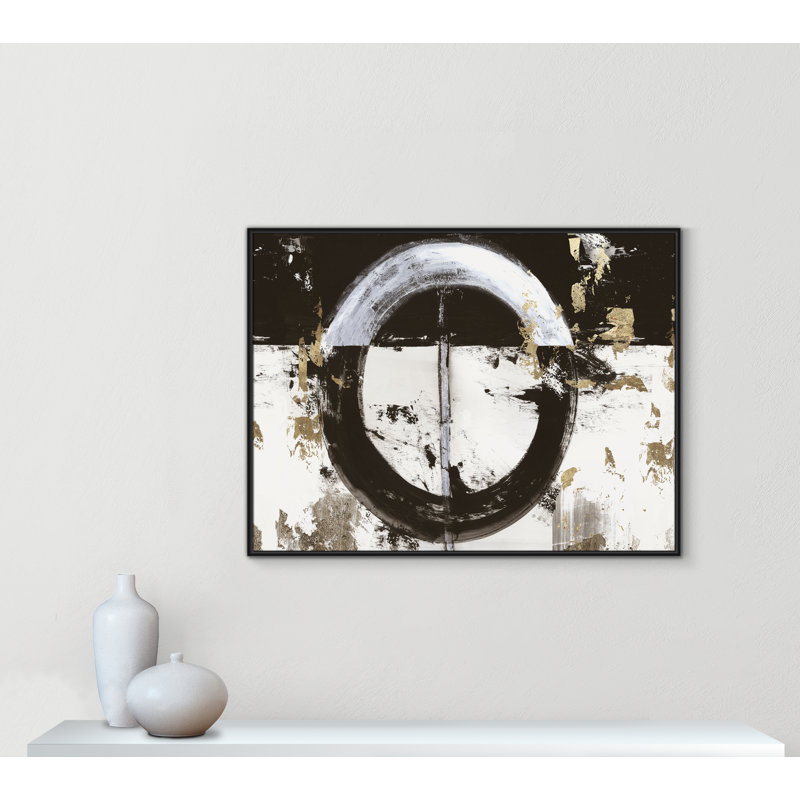 Evoke I Print by Tom Reeves, 37.5" H x 49.5" W, Black