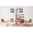 Sabrina Metal and Wood Cage Chandelier-1849605805