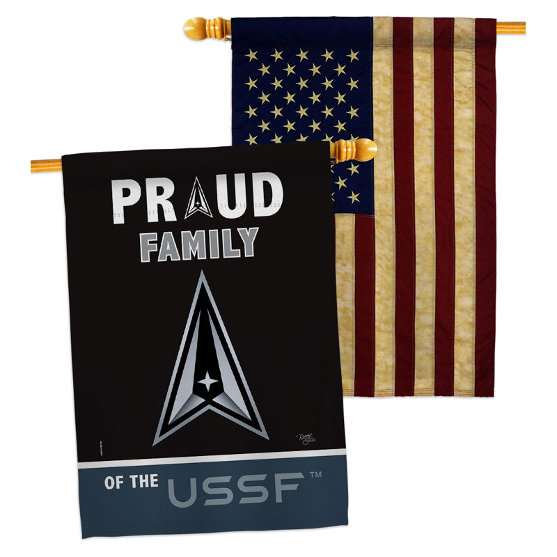 Drapeau de maison en polyester 3,3 x 2,8 pi