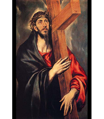 Christ portant la croix-imprimé