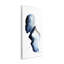 «Feeling Blue Portrait Silhouette», plaque murale par Simone Elum-1142789607