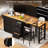 49"W Kitchen Island with Charging Ports, 27.5" Extendable Table, Drawers and Racks-488853354