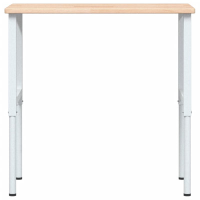 Solid Wood Top Height-Adjustable Workbench