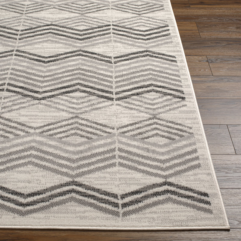 Heimir Chevron Indoor Rug, Rectangle 6'7" x 9'