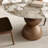 3\5 Pcs Modern Round Sintered Stone Tabletop Breakfast Table Sets With  Comfort Leather Dining Chairs For 2\4, Minimal Assembly-170290455-170290453-169328610