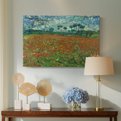 Field with Poppies-Vincent van Gogh-Gallery Wrapped Canvas-1889