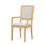 Ensemble de table de salle à manger extensible 9 pièces 84 po Rustic-274693349