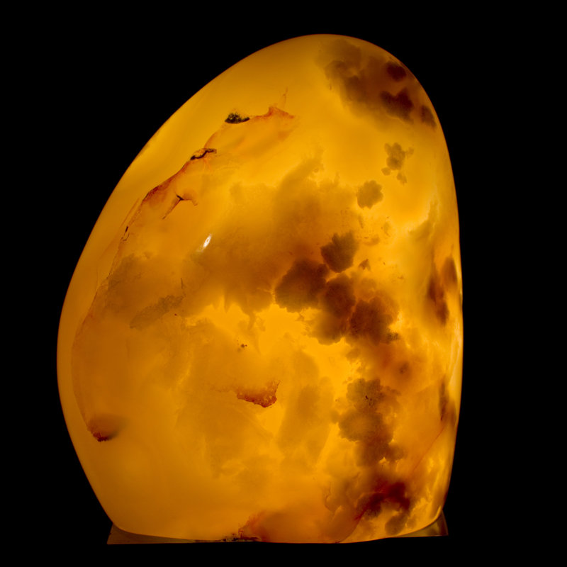 Forme libre de l'agate translucide Betzabe