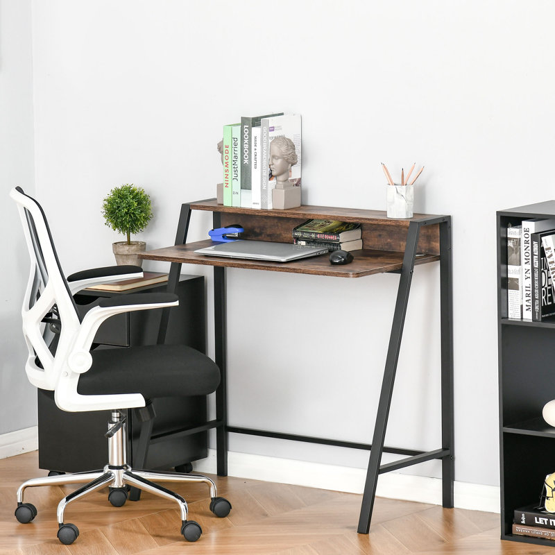 Shaffer Metal Base Writing Desk, 85cm H x 84cm W x 45cm D