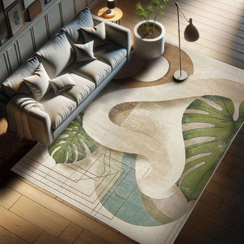 Machine Printed 152cm X 76cm Area Rug