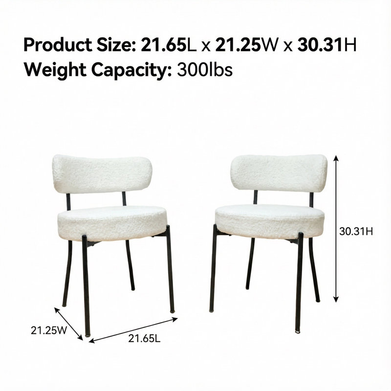 Chaise d'appoint en velours Harrisville