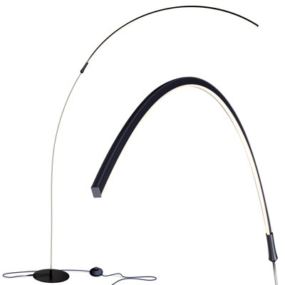Sparq Arc 67 in. Industrial LED Floor Lamp with Built-In 3-Way Dimmer