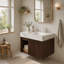 Meuble-lavabo flottant mural 24 po avec lavabo, blanc-1236449907-1236449914-1236449917