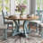 Joanie Round Solid Wood Base Dining Table-105933624