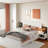 Wooden Floating Platform Bed With Led Lights And Built-in Nightstands-1613792692-1613792699