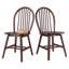 Ensemble de 2 chaises Divi, noyer