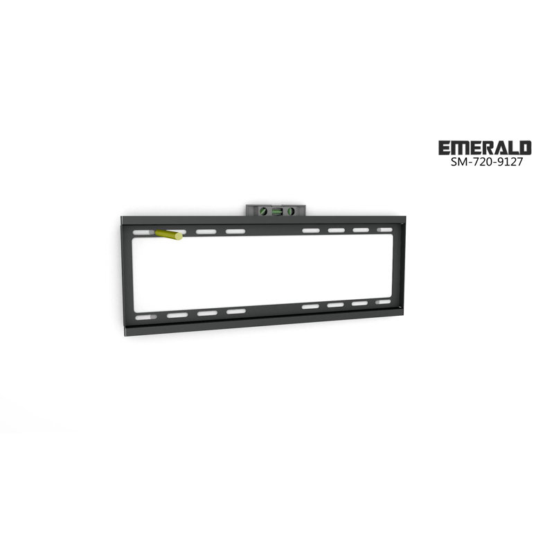 Black Adjustable Full-Motion Wall Mount for 32-70 inch TVs