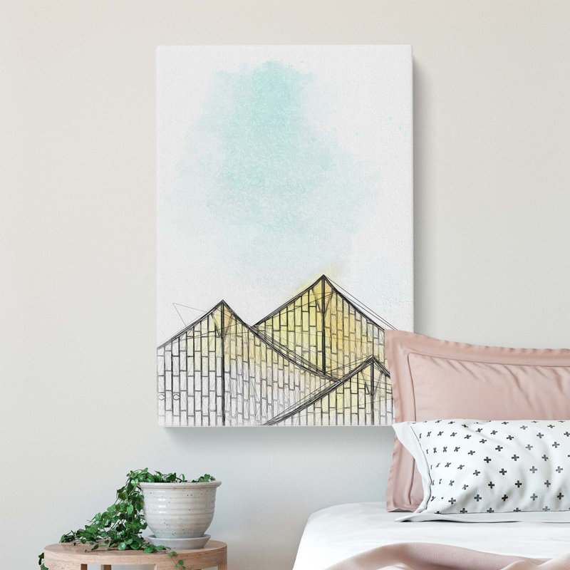 Sketching the Architecture Vol.40 - Wrapped Canvas Drawing - Wrapped Canvas, 91cm H x 60cm W x 3cm D