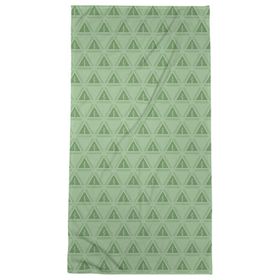 Serviette de plage d’arbre minimaliste classique Barbra