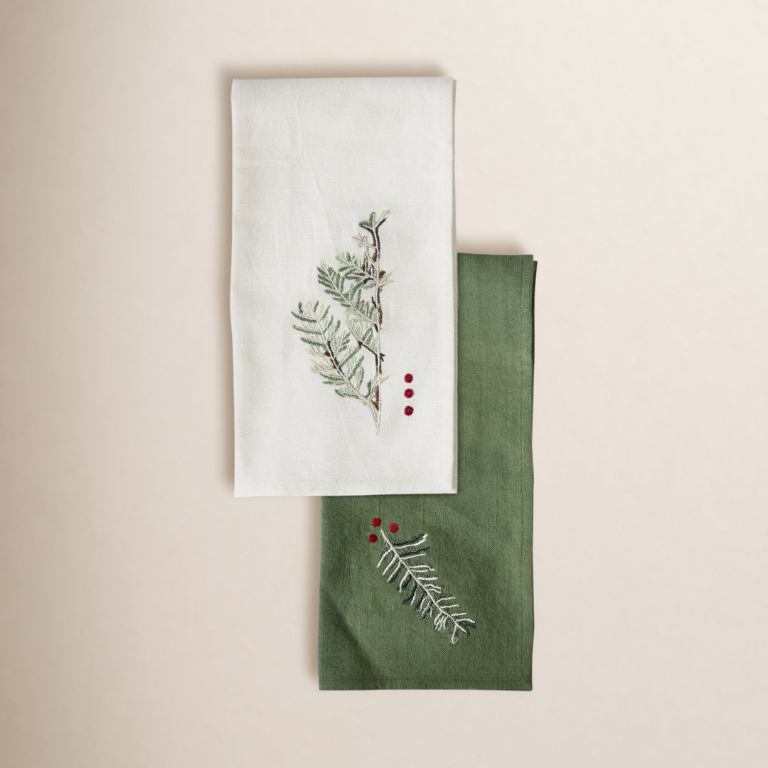 Melina Linen Floral Square Napkin Birch Lane™