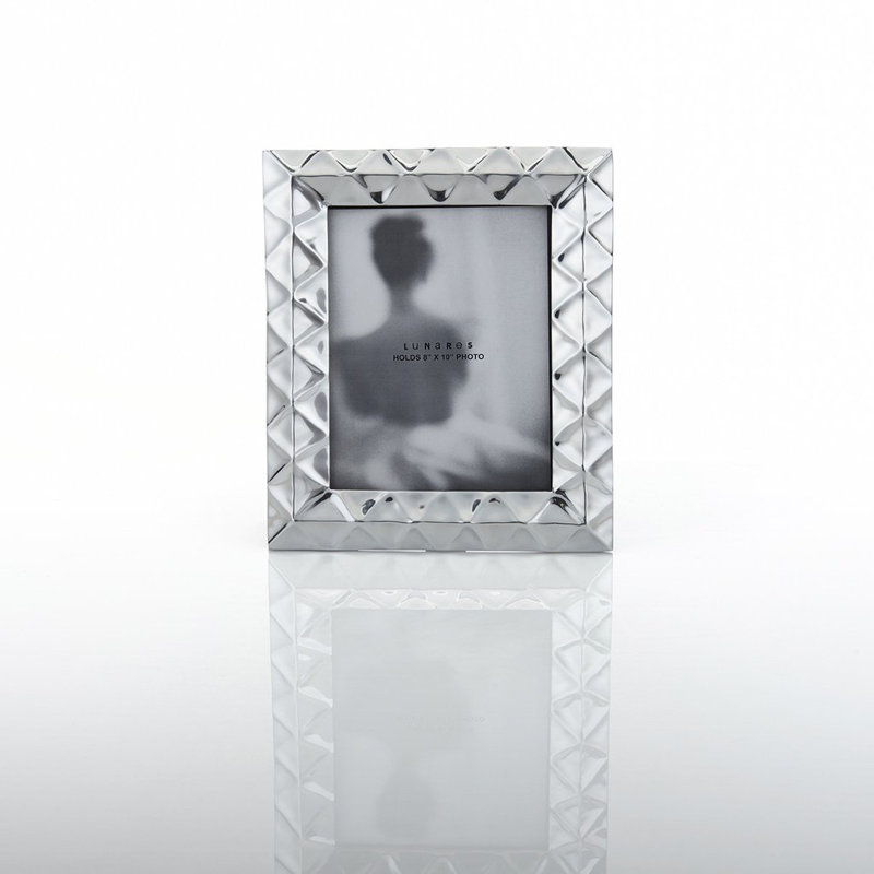 Cadre photo Geo, 4 po x 6 po, Argent