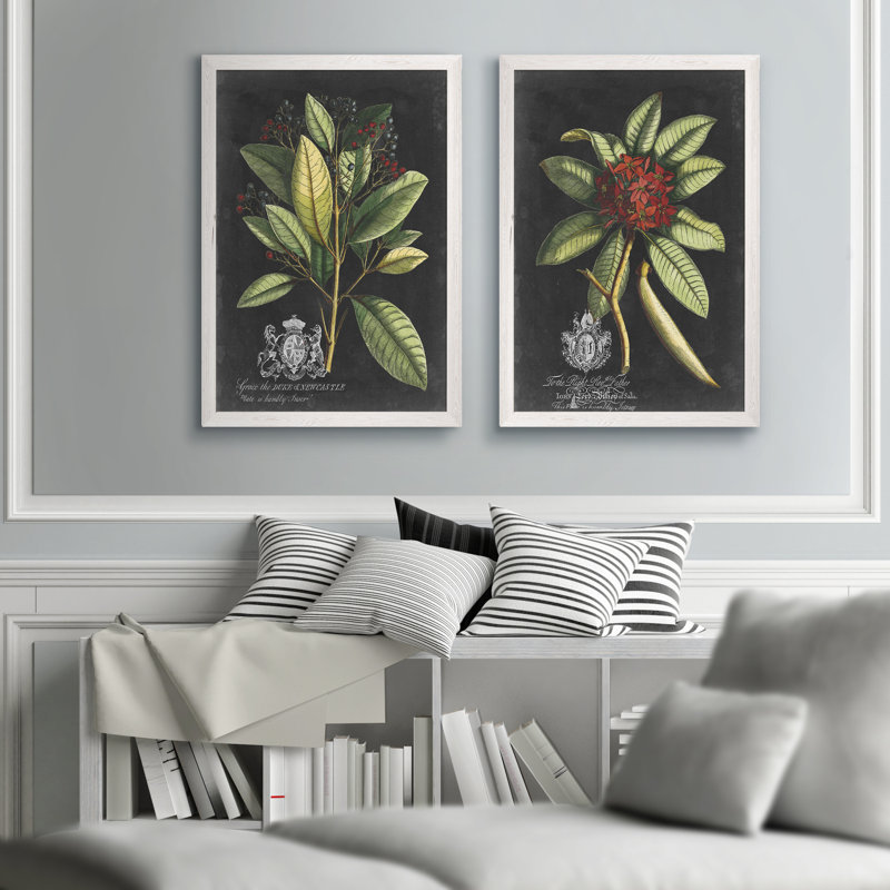 «Royal Foliage III» par Vincent Van Gogh - cadre photo 2 pièces, reproduction d'art, H 24 po x l 18 po x P 1,25 po