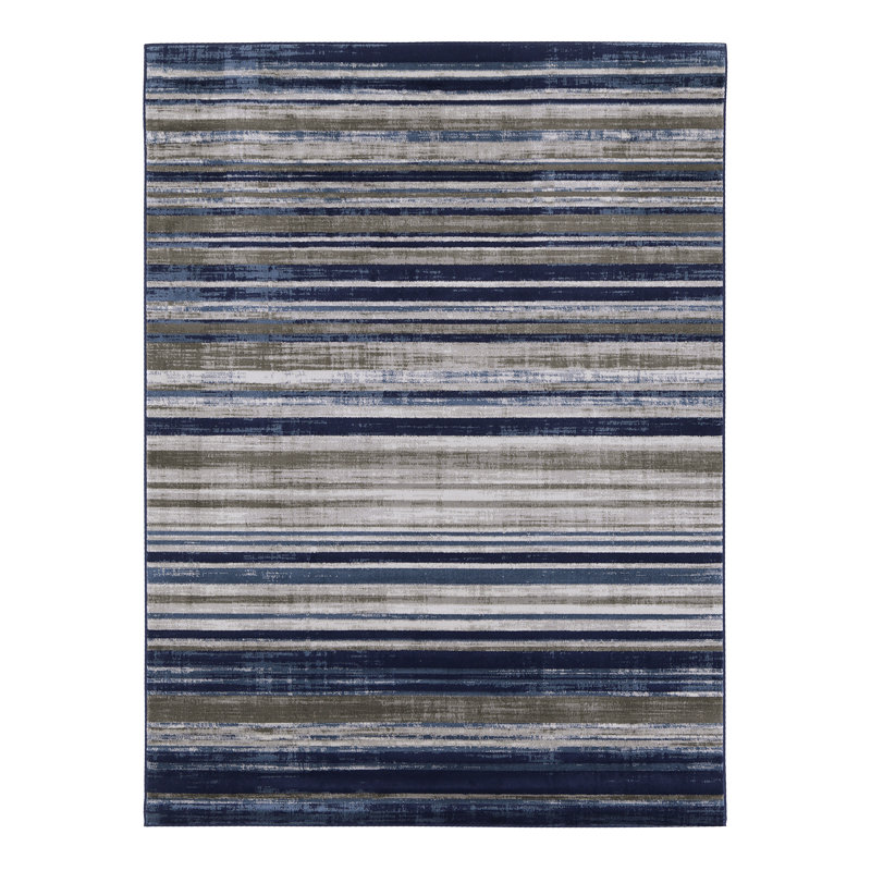 Amba Abstract Synthetic Area Rug, Rectangle 160 x 220cm