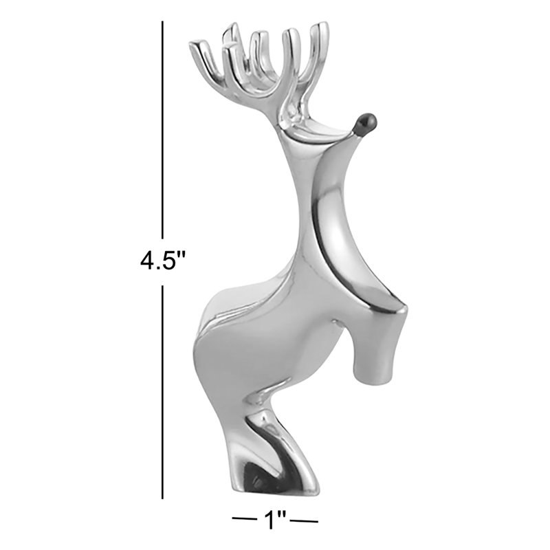 Nambe Mini Red Nosed Reindeer