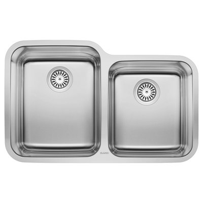 Évier de cuisine à double cuve encastrable L 33 po x l 21 po Stellar