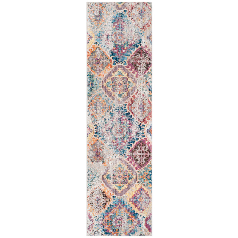 Sanibel Bristol Performance Geometric Rug, Runner 2'3" x 8'